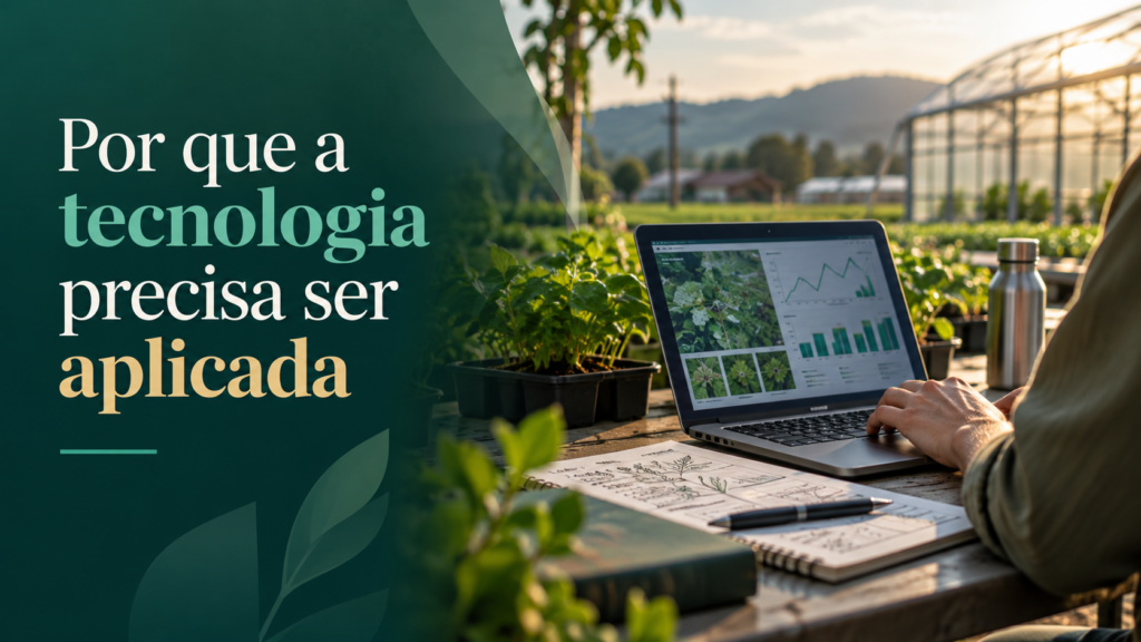 Tecnologia aplicada à pesquisa, agricultura e solução de problemas reais